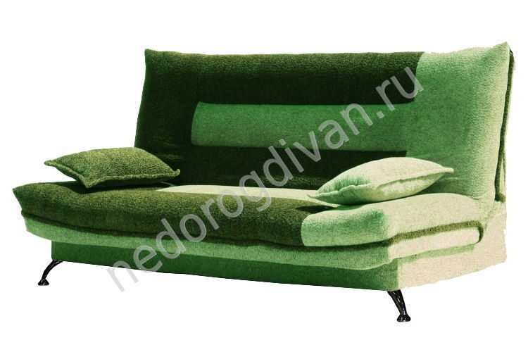Зеленка на кожаном диване